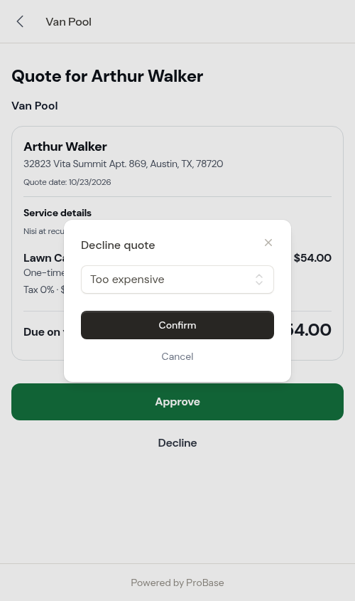 The decline options