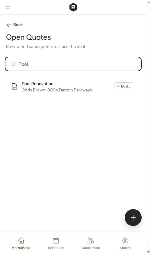 Search results