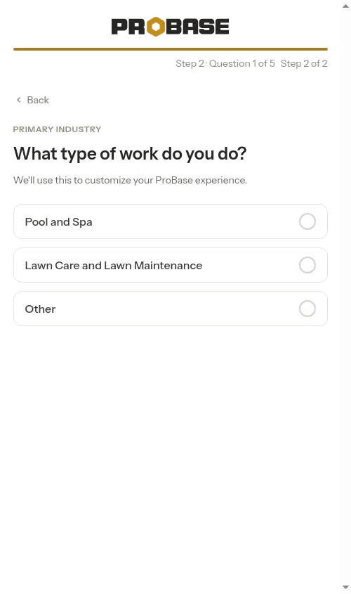 Industry question