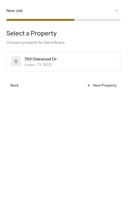 Property step