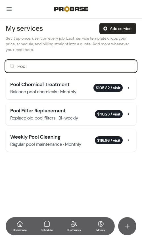 Search results for pool