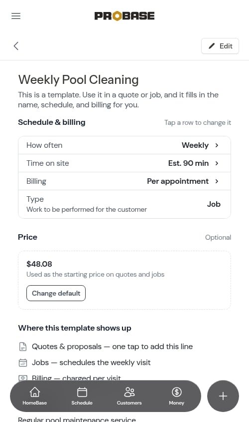 Show page job type