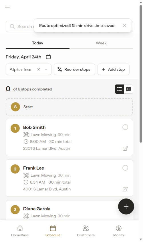 After applying optimization