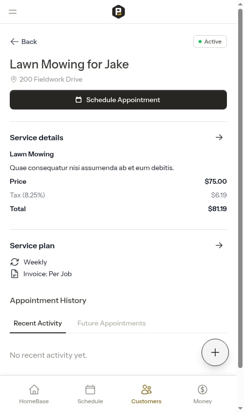 Redirected to the parent service when a job no longer exists