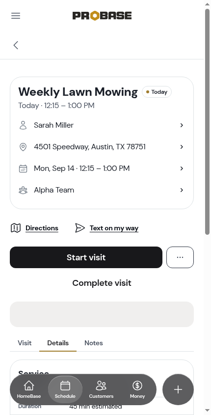 The Details tab
