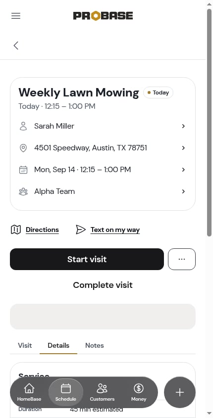 The Details tab