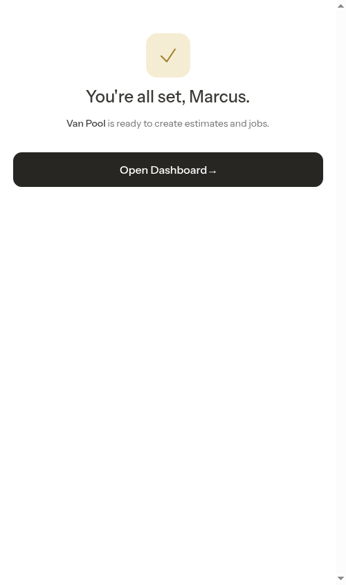 You're all set — no catalog seeded for Other