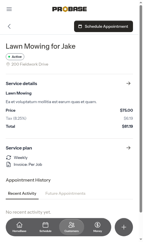 Redirected to the parent service when a job no longer exists