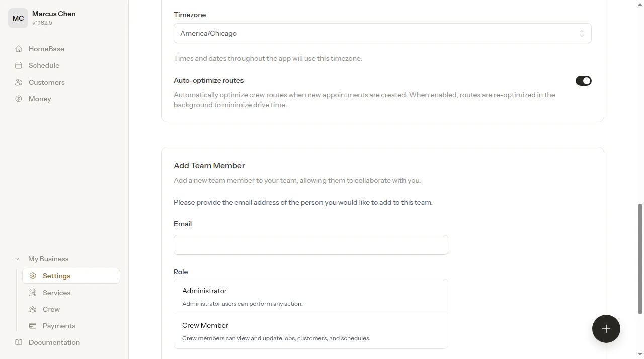 Auto-optimize routes on
