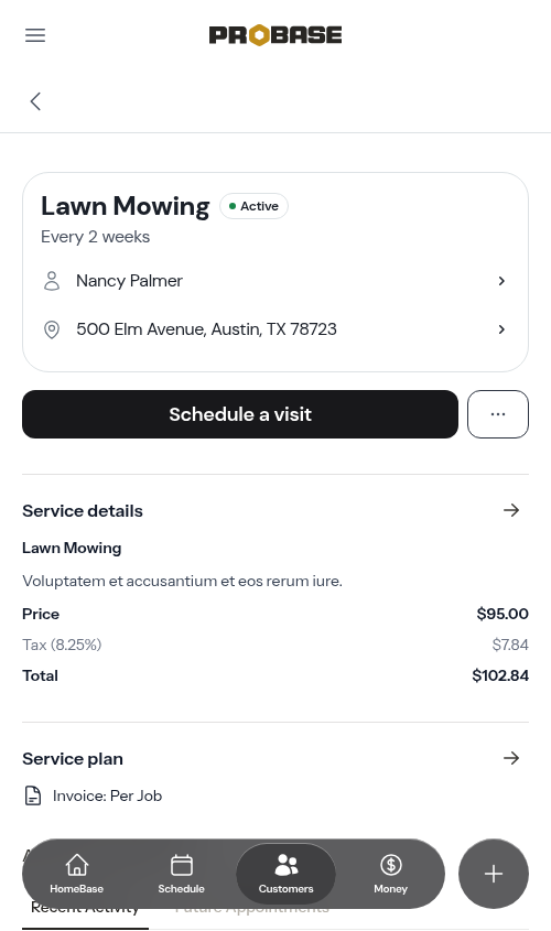 Change pricing completed