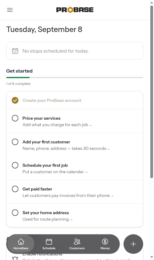 Install task hidden when app is already installed