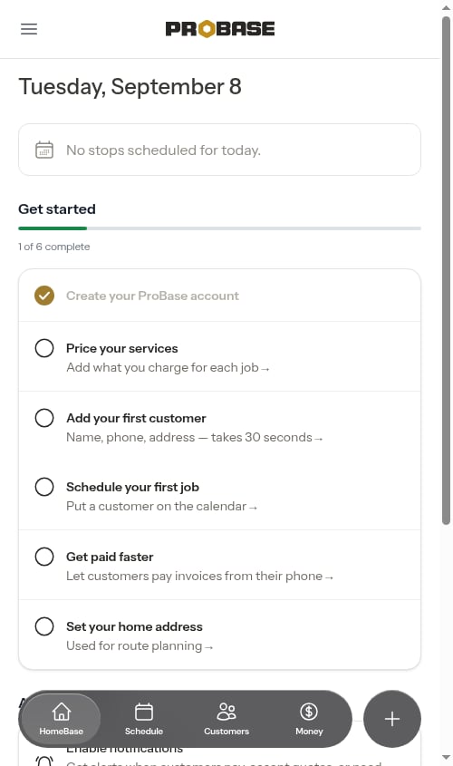 Install task hidden when app is already installed