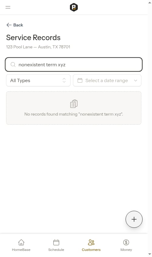 No search results