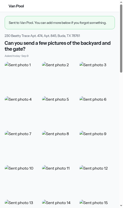 The photo cap for the assessment reached