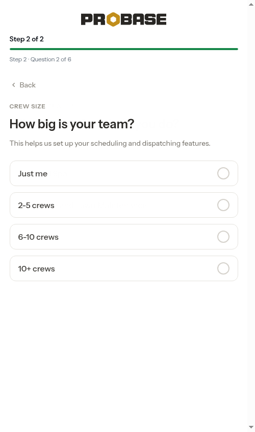 Crew size question