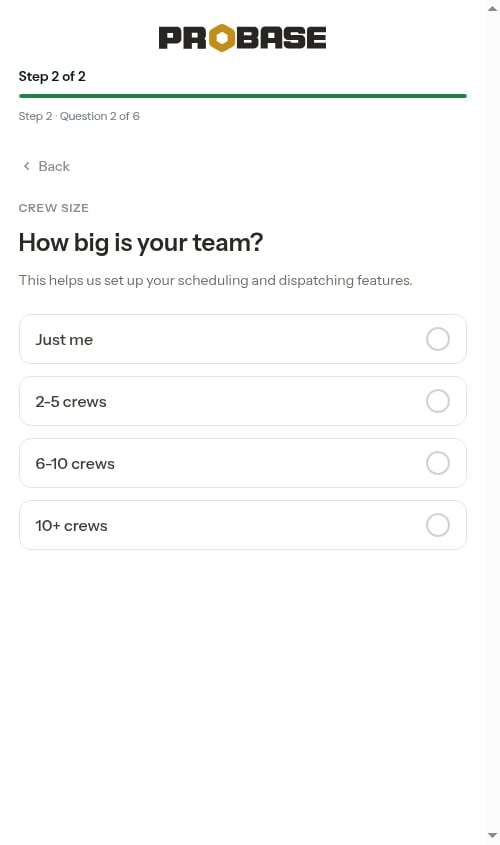 Crew size question