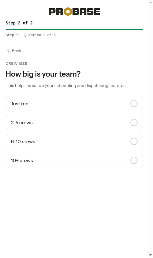 Crew size question
