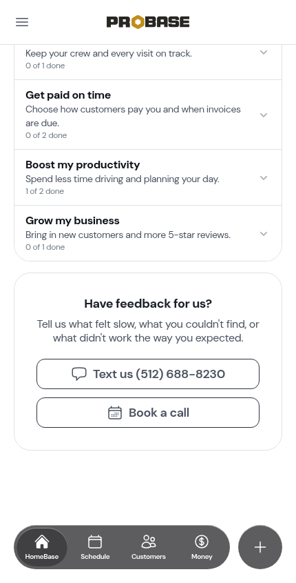 The Talk to Us card