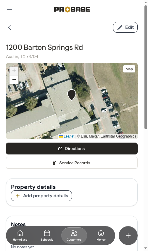 The property page you land on