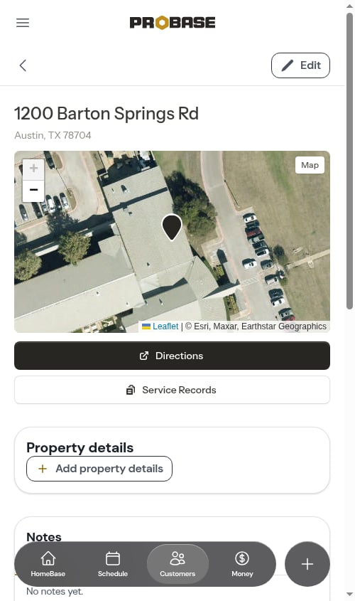 The property page you land on