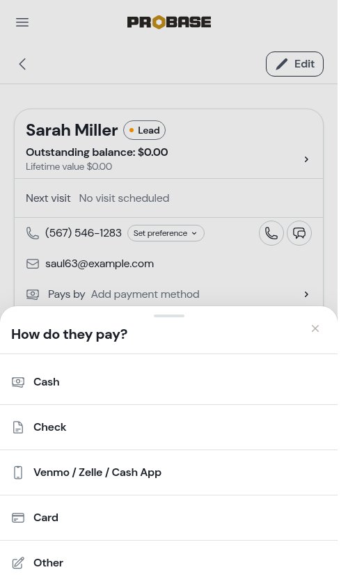 Pays by picker