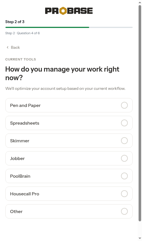 Current tools question