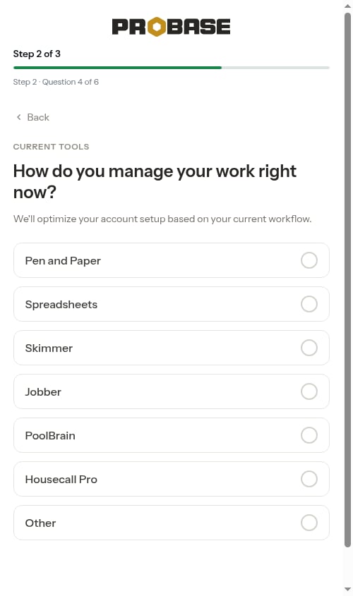 Current tools question
