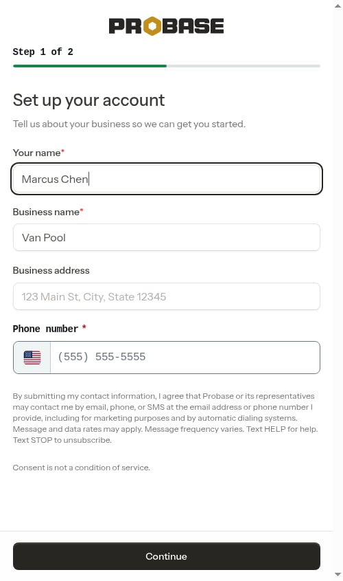 Business step