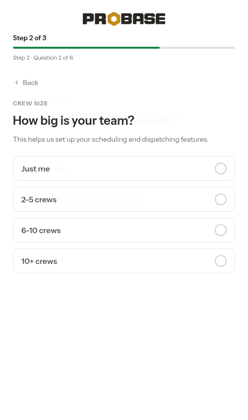Crew size question
