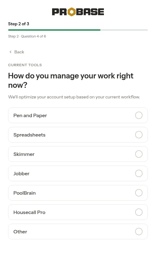 Current tools question