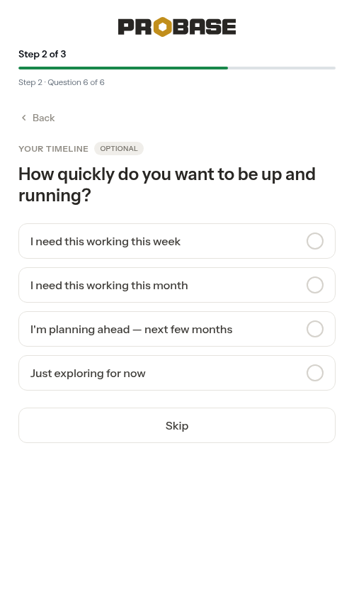 Timeline question