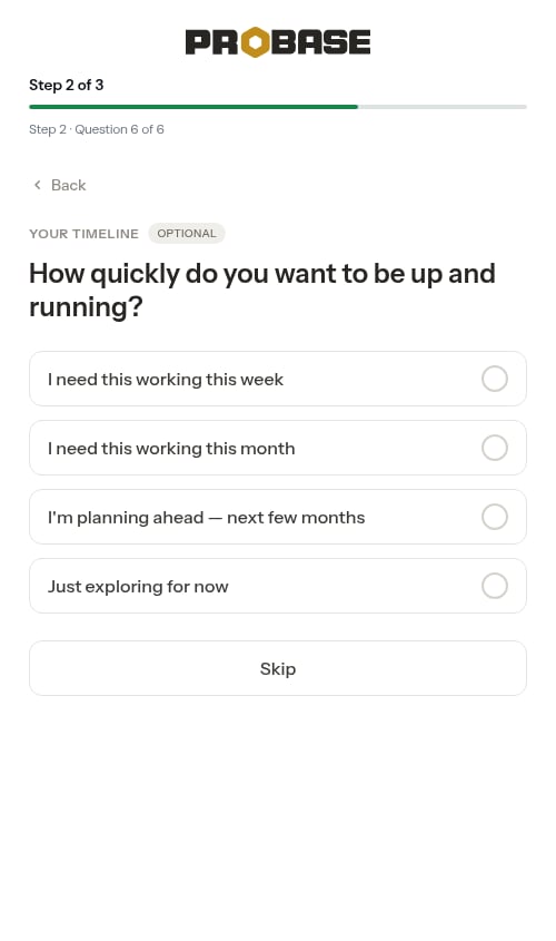 Timeline question