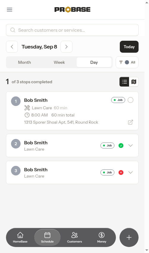 Status indicators