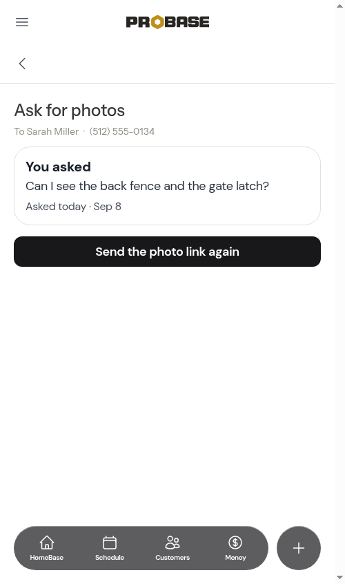 The re-send surface