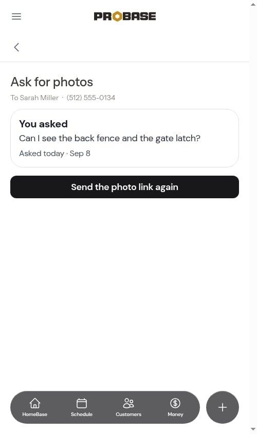 The re-send surface