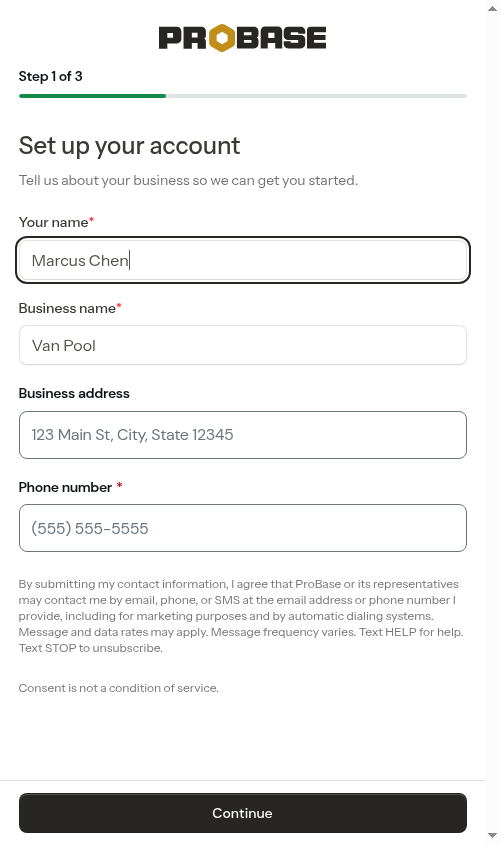 Business step
