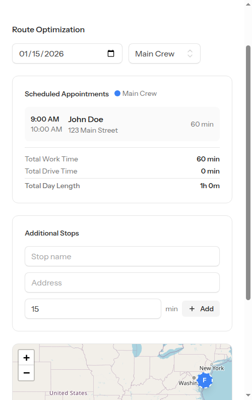 Appointments for crew