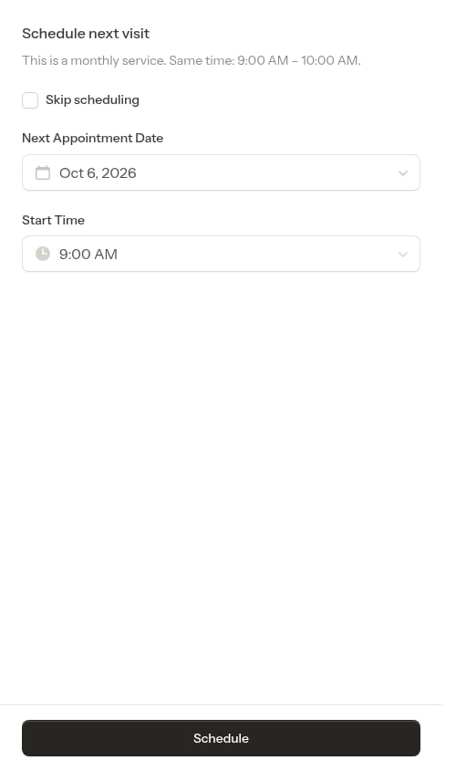 Visit completed
