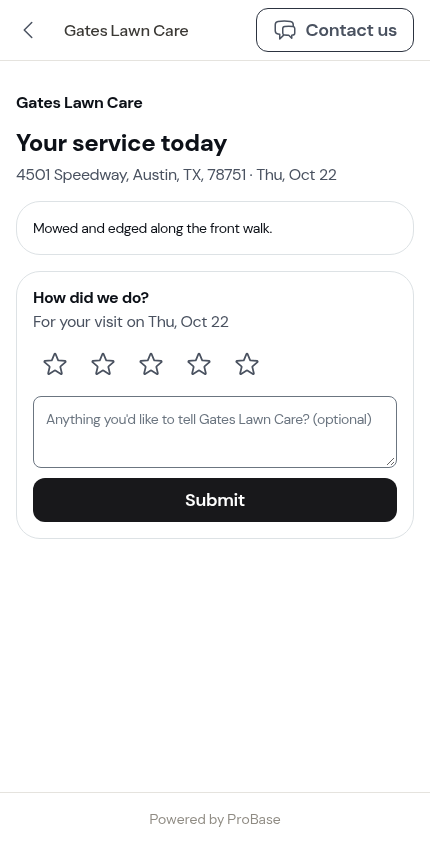 A report with the back chevron