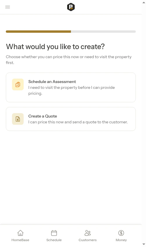 Intent with customer and property params