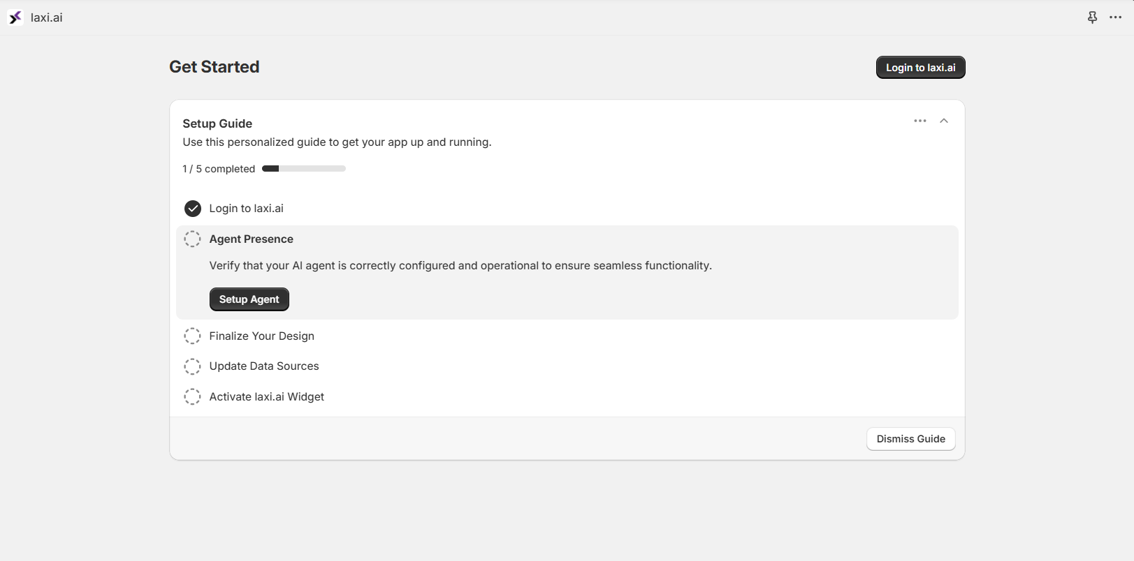 Agent Presence Setup