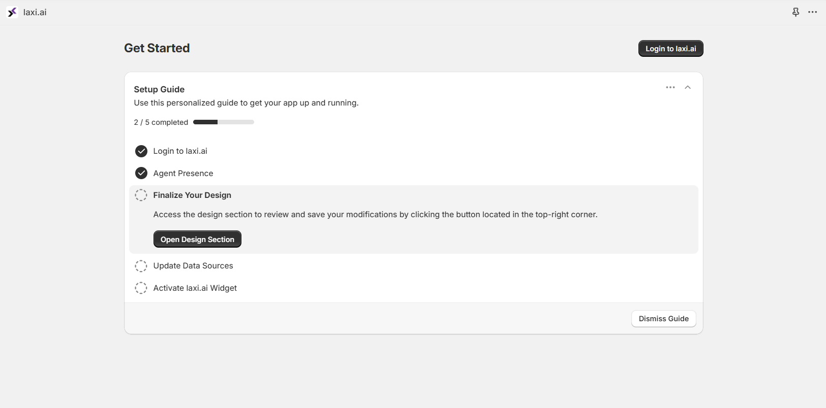 Chatbot Design Settings