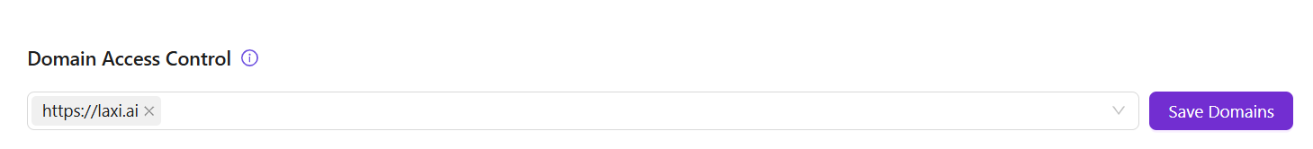 Assigning a domain for chatbot security