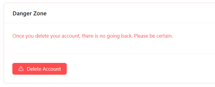 Deleting your Laxi.ai account