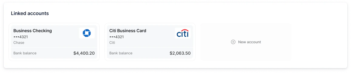 Bank Linking Component