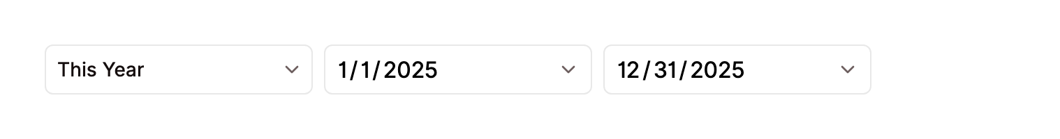 Global Date Range Selection