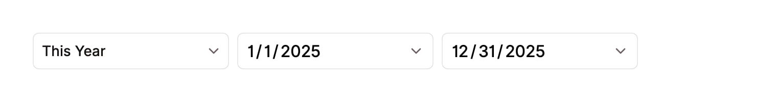 Global Date Range Selection