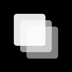 Layerswap white symbol on black