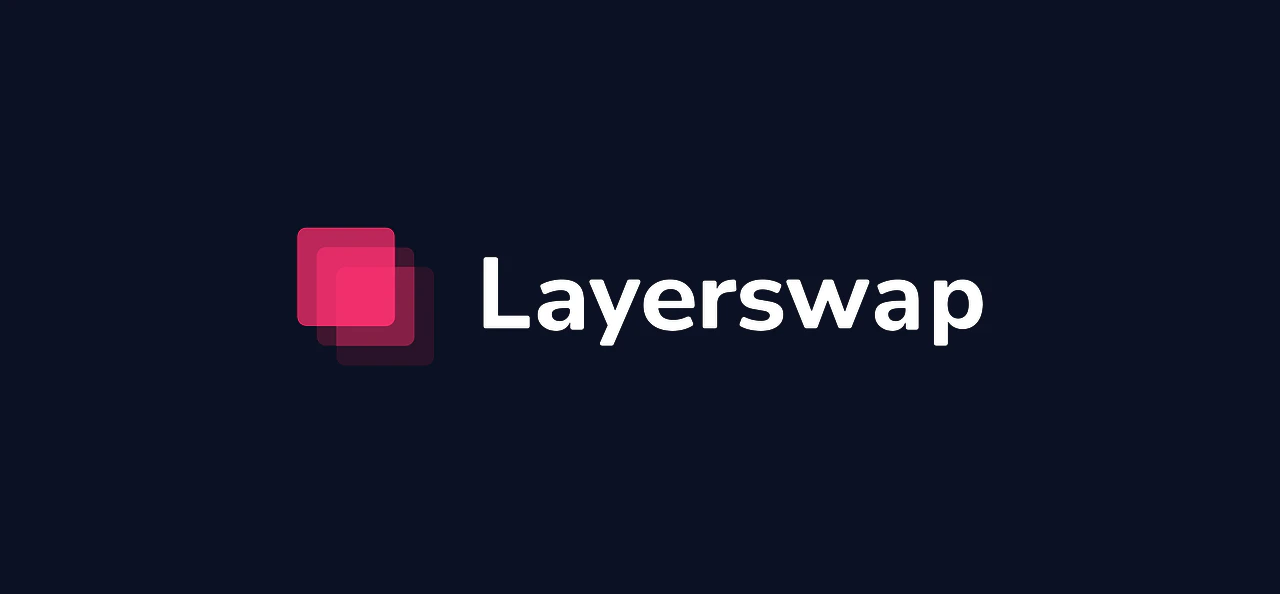 Layerswap main-color logo on dark background