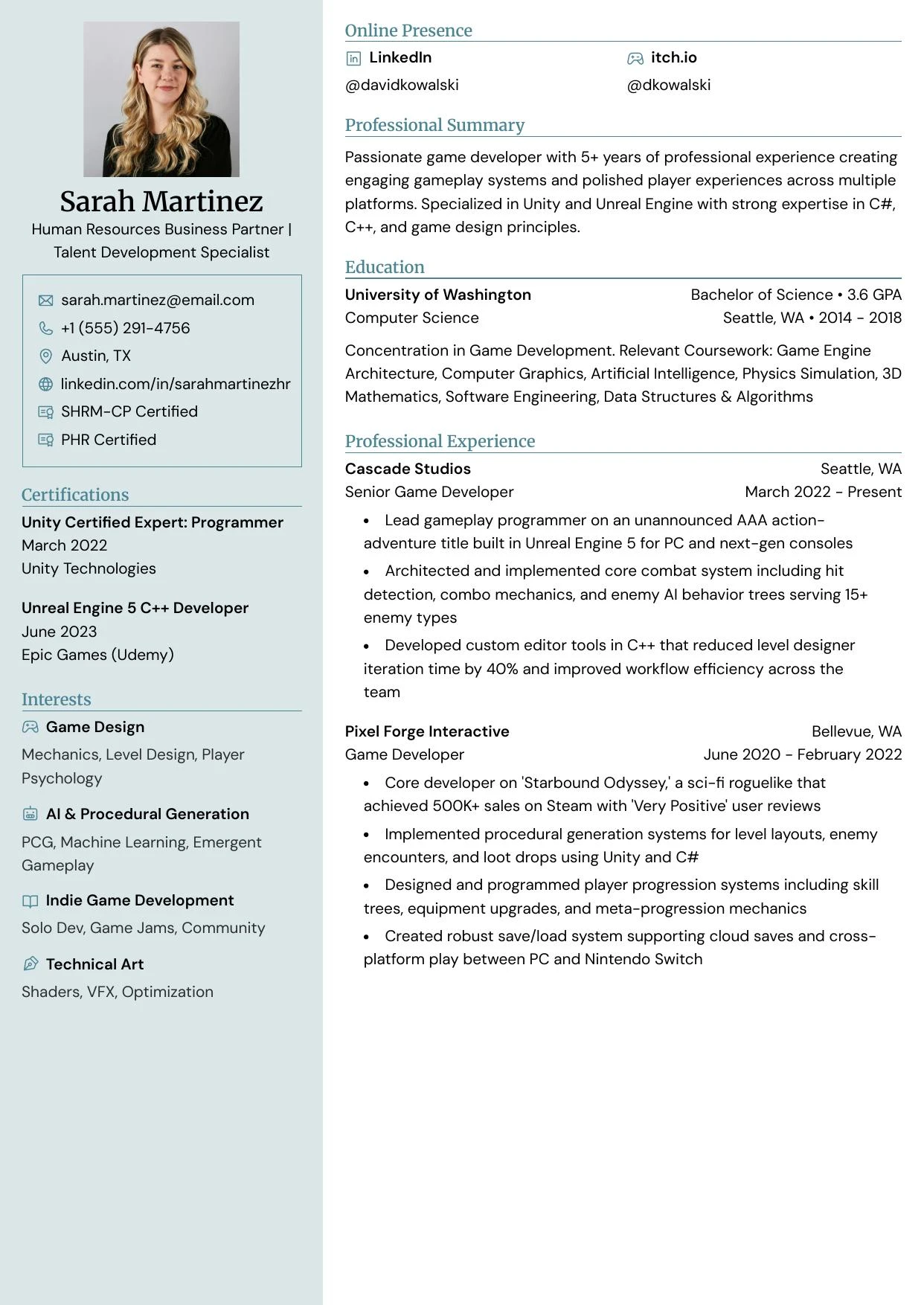 Glalie template preview